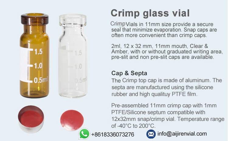 autosampler vials without borders